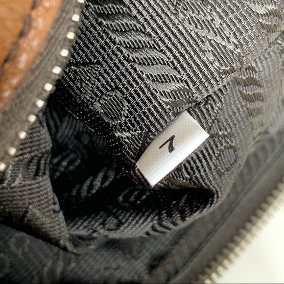 Prada Vitello Daino Buckle Side Pocket Leather Bag - Picture 9 of 16